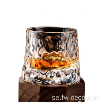 Rolling Base Whisky Rock Glass Tumbler 3 Pieces